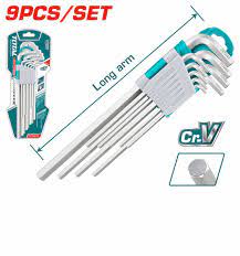 TOTAL JEU CLE 6PANS THT106191 T1,5-10 mm   BRAS LONG  