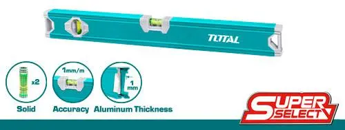 TOTAL NIVEAU A BULLE 60CM TMT26036