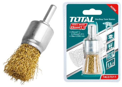 TOTAL BROSSE METALLIQUE AXIALE TAC37011 24mm 