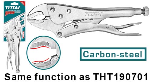 TOTAL PINCE-ETAU A MACHOIRE COURBEE THT191003 T10" 