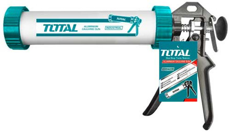 [THT20109] TOTAL PISTOLET SILICONE EN ALUMINIUM THT20109     9"   