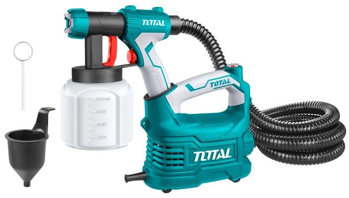 TOTAL PISTOLET A PEINTURE ELECTRIQUE TT5006  550W 85Oml 