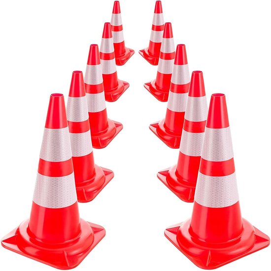 CONES DE SIGNALISATION SOUPLE 70 CM 7092  