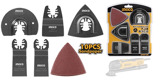 INGECO  SET DE LAMES POUR OUTILS MULTIFONCTIONS