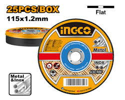 INGECO  SET DE 25 DISQUES ABRASIFS 115*1,2*22,2