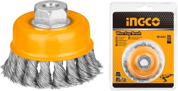 INGCO    BROSSE MÉTALLIQUE 100MM