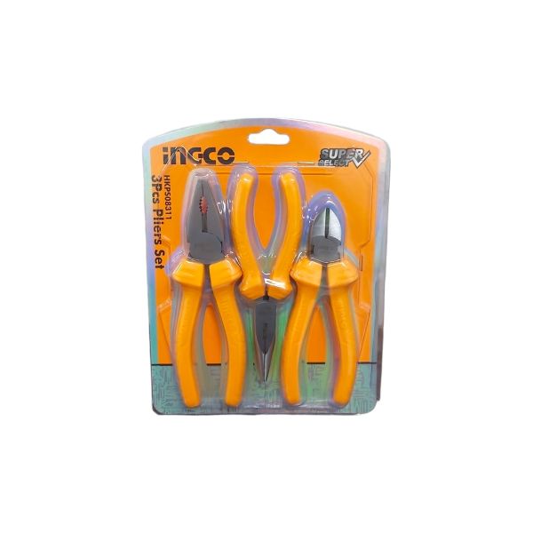 INGECO  JEU DE 3 PINCES SS