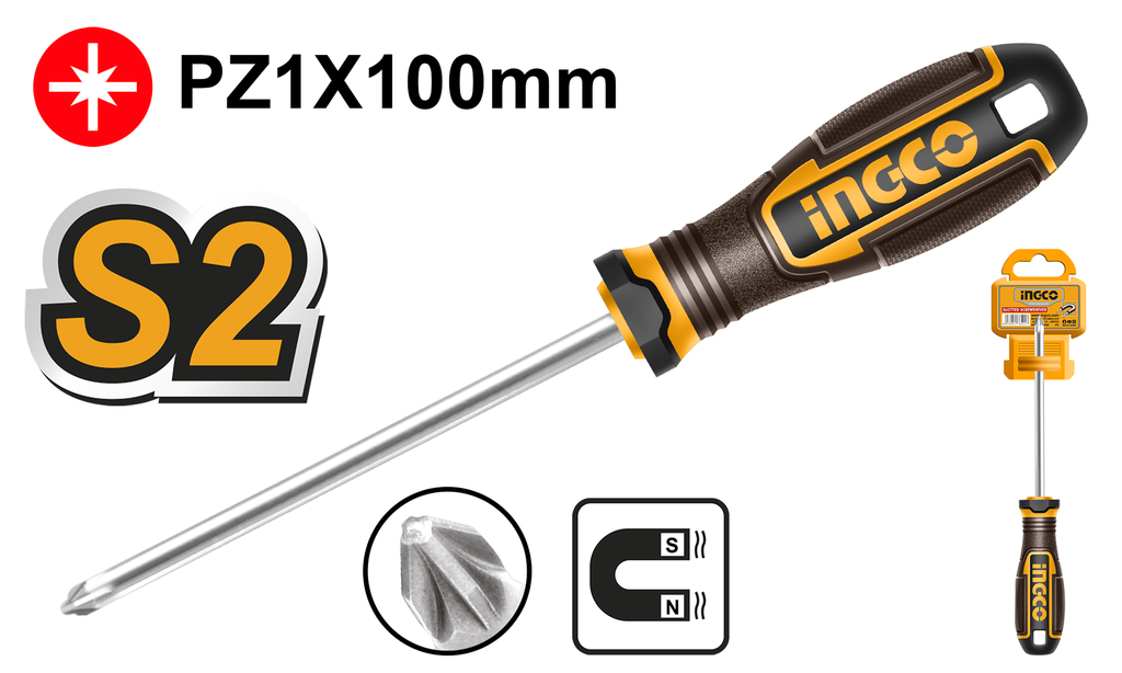 INGCO    TOURNEVIS PZ1 D：5.0MM LR：10