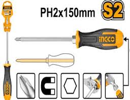 INGCO   TOURNEVIS À ZONE DE FRAPPE PH2  6*150 MM