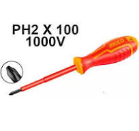 INGCO    TOURNEVIS ISOLÉ PH 2×100 