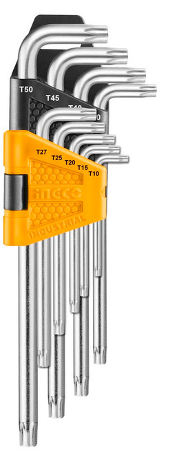 INGCO    CLÉSTORX  SET DE 9 PIÈCES T10-T50 