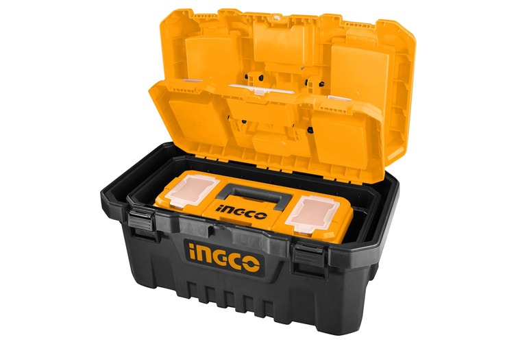 INGCO    JEU DE 3 BOÎTES À OUTILS EN PLASTIQUE 14" 17" 20"