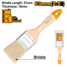 INGECO  PINCEAU EN BOIS L.63mm PEINTURE À HUILE 
