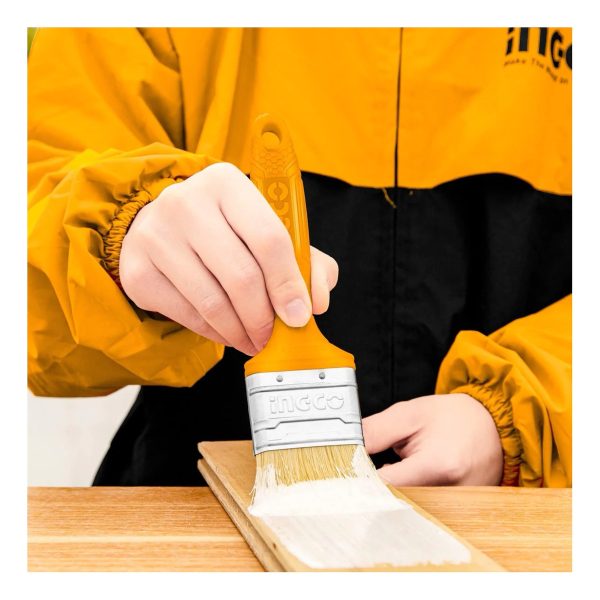 INGCO    JEU DE 9 PINCEAUX EN BOIS