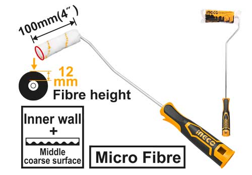 INGCO    MANCHE POUR MINI ROULEAUX 100MM 