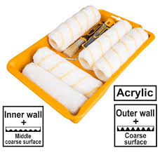 INGCO    SET DE 8 PIÈCES POUR ROULEAUX À PEINTURE