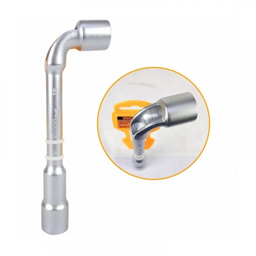 INGECO  CLÉ À DOUILLE COUDÉE EN L 17MM