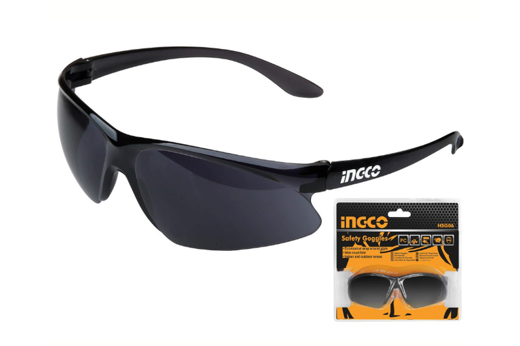INGCO    LUNETTES DE SÉCURITÉ NOIRES