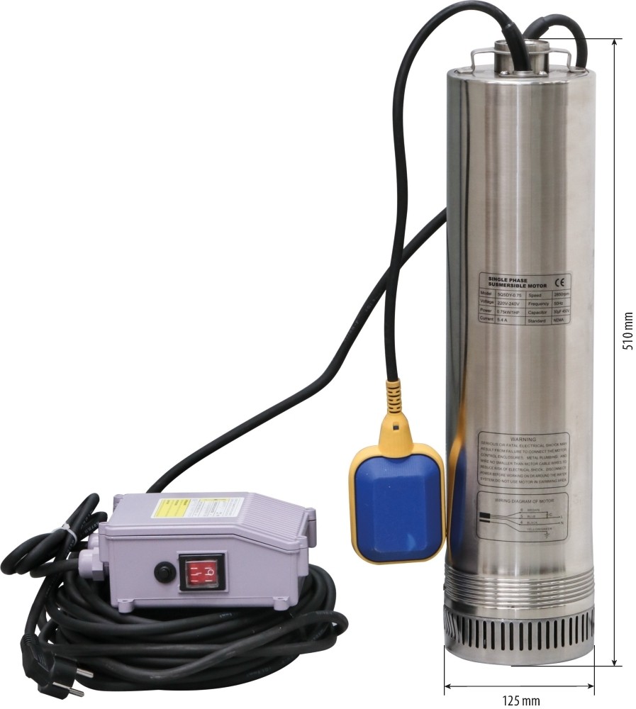 ASTORIA POMPE IMMERGEE 2HP 1'1/4+FLOTTEUR+COFFRET 