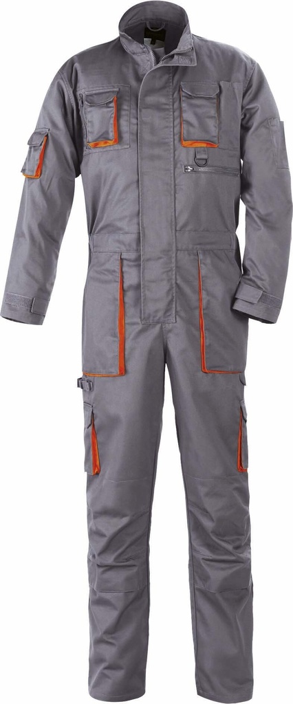 COMBINAISON DE TRAVAIL GRIS/ORANGE ARS PRIMIUM