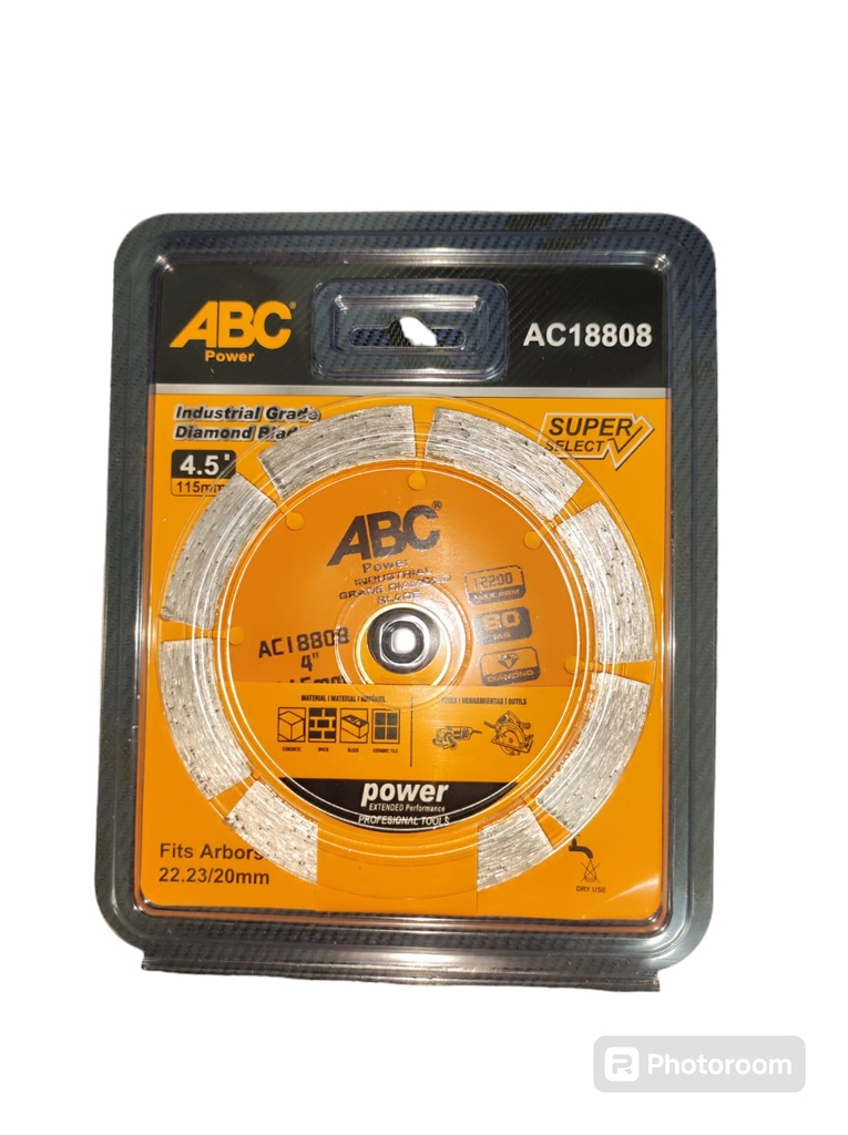 DISQUE DIAMANT ABC 115 MM