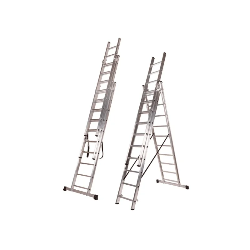 ECHELLE EN ALUMINIUM DOUBLE,  MARCHE 3+3m  PORTO