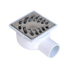 PS SIPHONETTE 10/10 COUDE AVEC GRILLE INOX