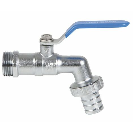 ROBINET D'ARROSAGE A BILLE CHROME1/2X 3/4  R00038 ROBIMED