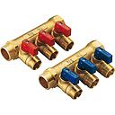 [TIEMME0530] COLLECTEURE 16 X 3 SORTIES AVEC VANNES 3/4 BLEU TIEMME