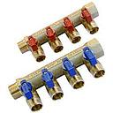 COLLECTEURE 16 X 4 SORTIES AVEC VANNES 3/4 BLEU TIEMME