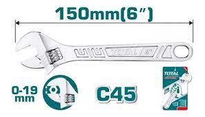 [THT101063] TOTAL CLE A MOLETTE THT101063   L  150 mm 6"  