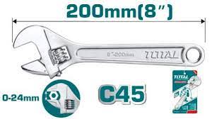 [THT101083] TOTAL CLE A MOLETTE THT101083   L  200 mm 8"