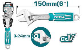 [THT101106] TOTAL CLE A MOLETTE POIGNEE SOFTGRIP THT101106 L150; 6"  