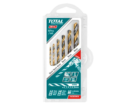 [TACSD0605] TOTAL JEU DE FORETS METAL HSS TACSD0605  6PCS