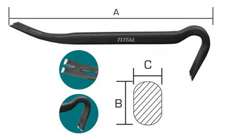 [THT431362] TOTAL PINCE A DECOFFRER THT431362  T6"
