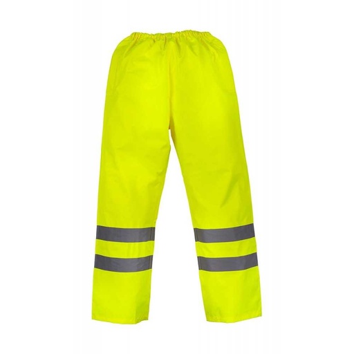[SEC10002022] PANTALON DE TRAVAIL JAUNE AVEC BANDE REFLECHISSANTE