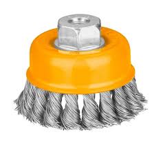 [WB21001] INGCO    BROSSE MÉTALLIQUE TORSADÉE 100MM