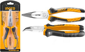 [HBNP08168] INGCO    PINCE À BEC COUDÉ 160MM