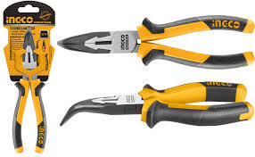 [HBNP28168] INGCO    PINCE À BEC COUDÉ 160MM