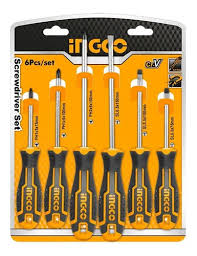 [HKSD0628] INGECO  SET DE 6 TOURNEVIS 