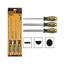 [HKTFW0308] INGECO  SET DE 3 LIMES À BOIS 200MM