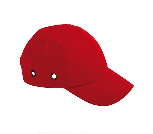 [SEC10001123] CASQUETTE DE SECURITE ANTIHEURT ROUGE