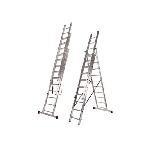 [EHCELALU_D-3+3M] PORTO ECHELLE EN ALUMINIUM DOUBLE,  3+3m