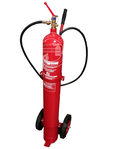 [EF_CO2_10] EXTINCTEUR CO2 10KG SUR CHARIOT AVEC ROUES