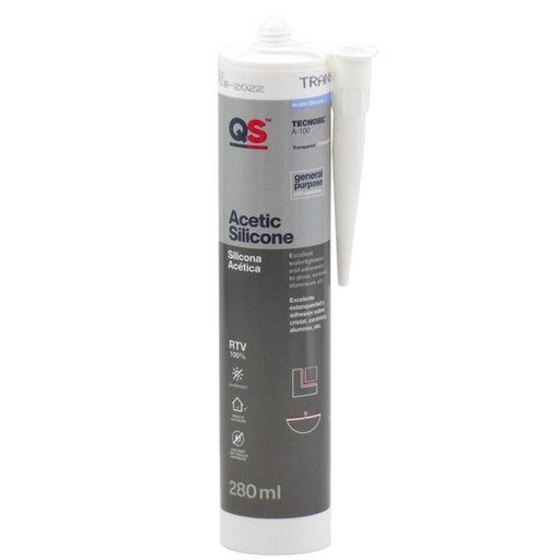 [QS-EMAX-BLC] QS SILICONE COLLE EMAX MS-55 MONTAGE FIX CR 290 ml BLANC   (ESPAGNE)