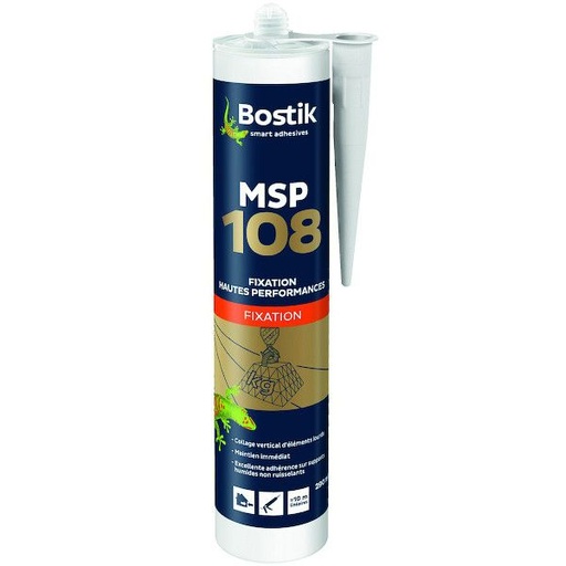[COLLE0030] TUBE BOSTIK MSP 108 BLANC 290 ML